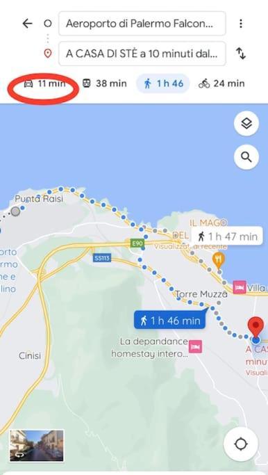 A CASA DI STÈ - Vicino aeroporto Falcone Borsellino Carini Extérieur photo